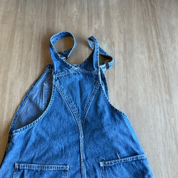 Vintage Carharrt Denim Overalls unisex mid blue one piece jeans - Picture 10 of 16